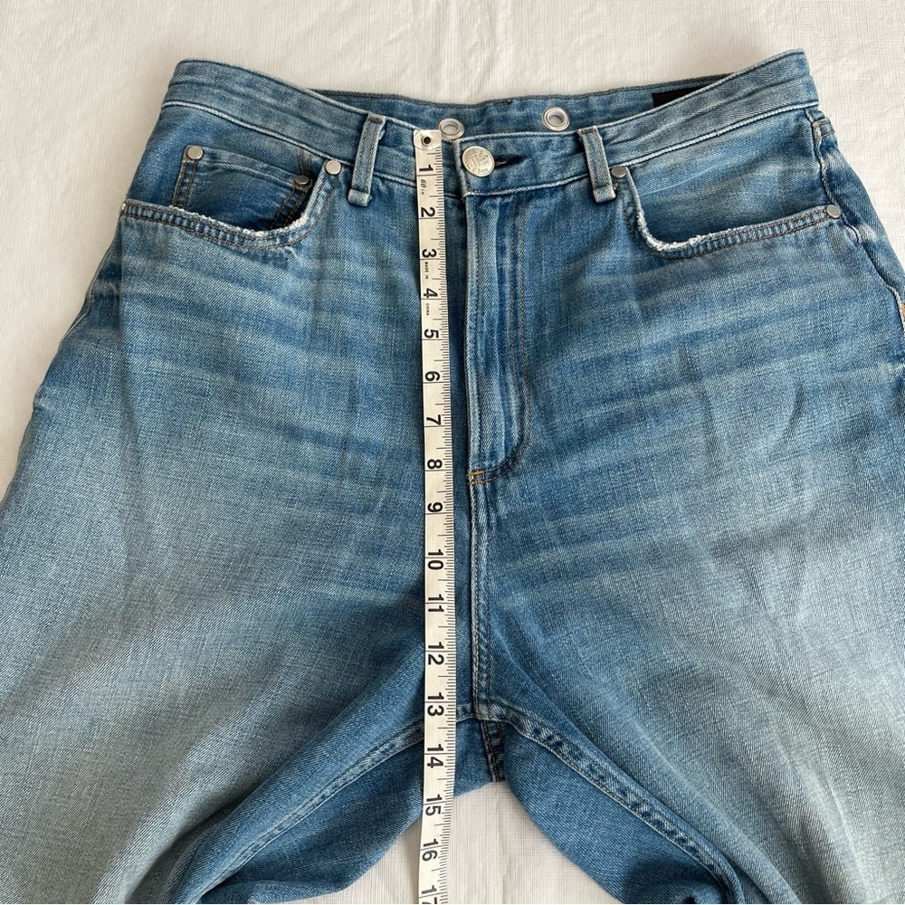 Rag & Bone Ruth Super High-Rise Ankle Wide Leg Jeans - Picture 10 of 11